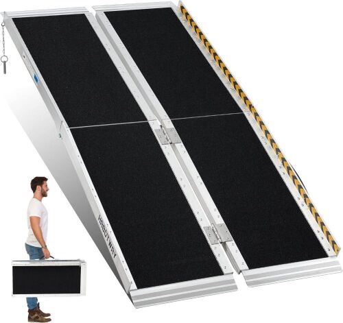 HABUTWAY 5ft Portable Wheelchair Ramp with Support Legs - Lot 207