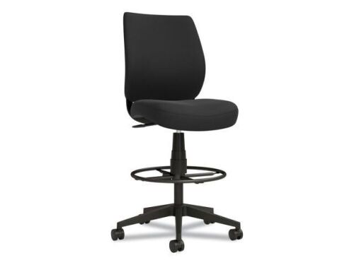 Union&Scale Essentials Fabric Drafting Stool Supports Up to 275lb  - Lot 64
