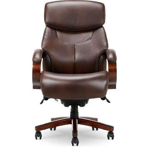 La-Z-Boy Bradley Bonded Leather Executive Chair, Roasted Chestnut - Lot 35