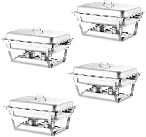 Stainless Steel Chafing Dish Buffet Set, 4 Pack - Lot 51