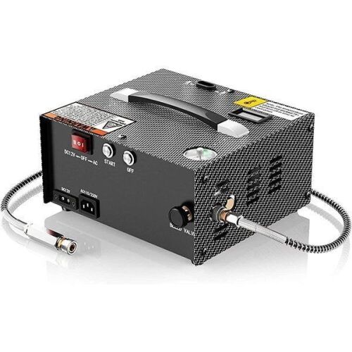 GX PUMP CS1-I with Built-in Power Apdater,Auto Stop, PCP Compressor Pump for Air Gun and Paintball/Scuba Tank - Lot 24