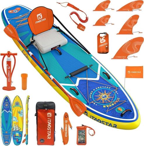 iTAOSTAR 11'6"×34" Extra Wide Stand Up Paddle Board  - Lot 21