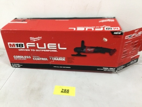 Milwaukee m18 Fuel 7in Variable Speed Polisher - Lot 288