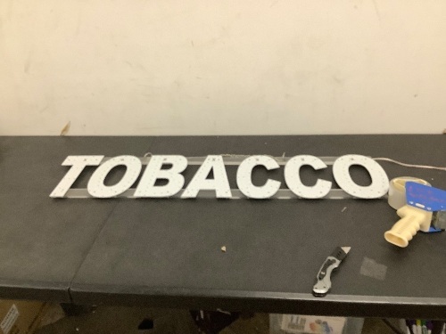 LED Tobacco Sign - Lot 384