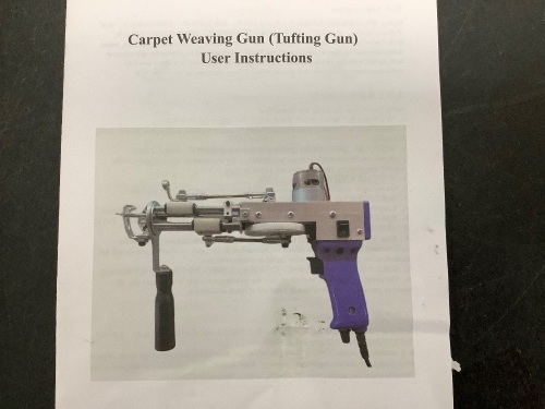 Carpet Weaving Gun (Tufting Gun) - Lot 1315