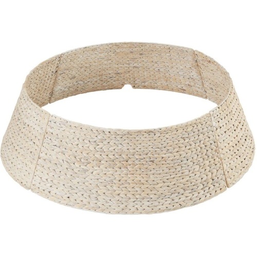 Woven Hyacinth Christmas Holiday Tree Collar - 42in - Lot 1334