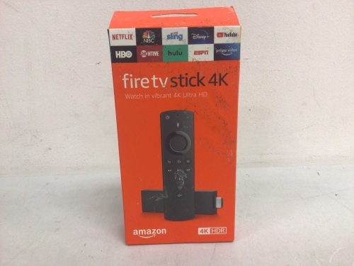 Fire TV Stick 4K, Appears New - Lot 7Y