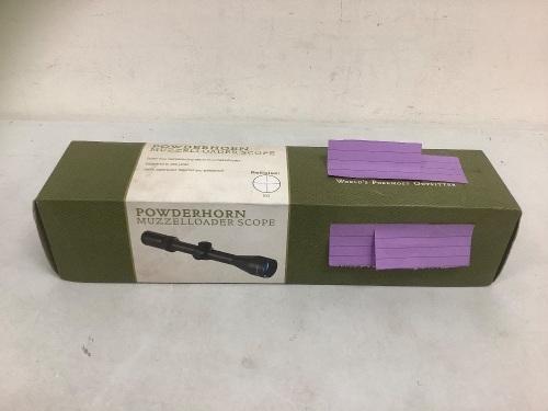 Powderhorn Muzzelloader Scope, E-Commerce Return, Sold as is - Lot 17