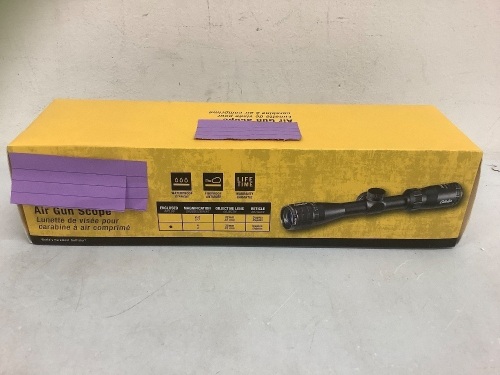 Air Gun Scope, E-Commerce Return, Sold as is - Lot 37