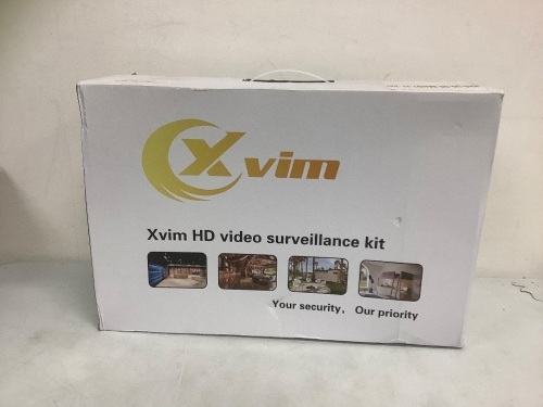 XVIM 8CH 1080P Security Camera System, New/Sealed, Sold as is - Lot 39