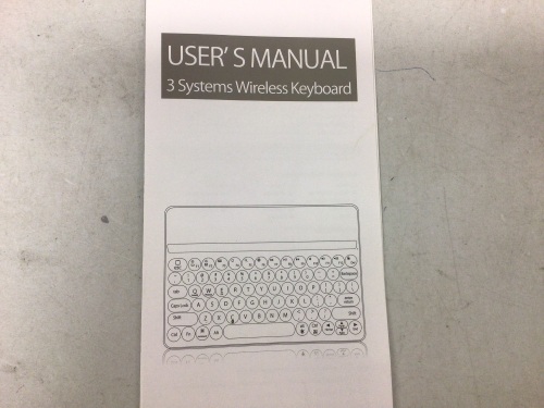 Wireless Keyboard, E-Comm Return - Lot 169Y