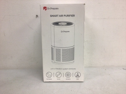 Dr. Prepare Smart Air Purifier, E-Comm Return, Missing Cord - Lot 177Y