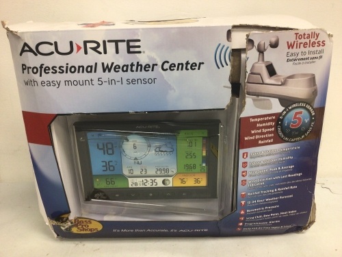 Acurite Professional Weather Center, E-Comm Return - Lot 187Y