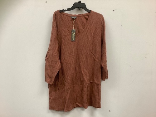 Natural Reflections Womens Waffle Knit Sweater, 2X, Appears New - Lot 194