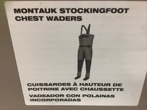 White River Mens Stockingfoot Wader, Large, Appears New - Lot 206