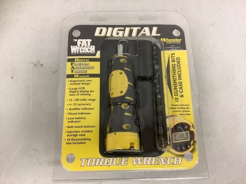 Wheeler Digital FAT Wrench, E-Commerce Return, Sold as is - Lot 243