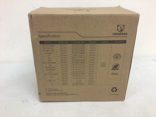 3D Printer Filament, Appears New - Lot 264Y