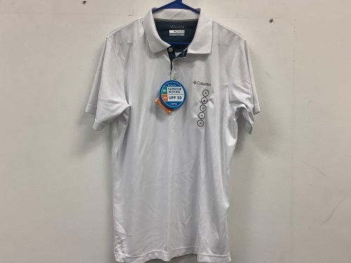 Columbia Mens Polo, M, Appears New, Sold as is - Lot 296