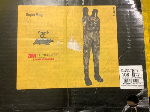 Super Mag Mens Waders, 10S, E-Commerce Return, Sold as is - Lot 373