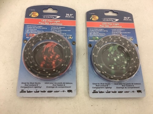 Lot of (2) LED Flex Light, Appears New, Sold as is - Lot 381