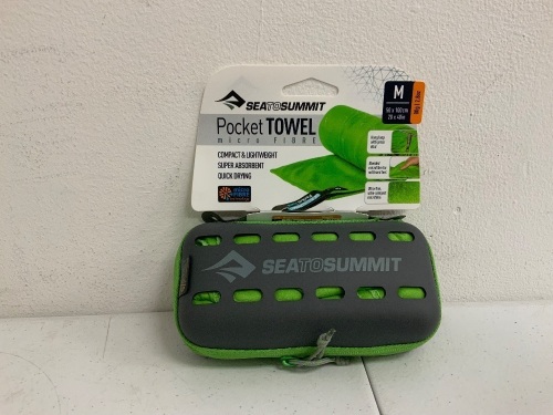 Seat To Summit Pocket Micro Fiber Towel, E-Comm Return - Lot 395