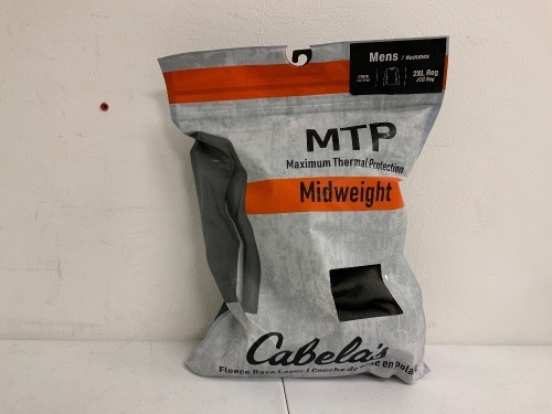 Midweight Mens Thermal Shirt, 2XL, E-Comm Return - Lot 404