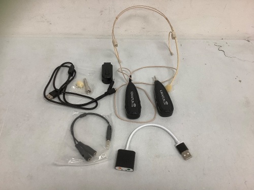 Kimafun Wireless Microphone System, E-Commerce Return, Powers Up, Sold as is - Lot 427