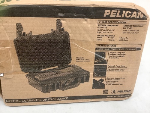 Pelican Watertight Protector Case, E-Commerce Return, Sold as is - Lot 429