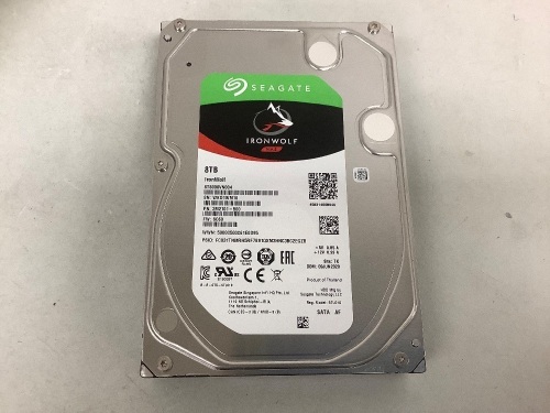 Seagate Ironwolf 8TB Hard drive, E-Commerce Return, Sold as is - Lot 431