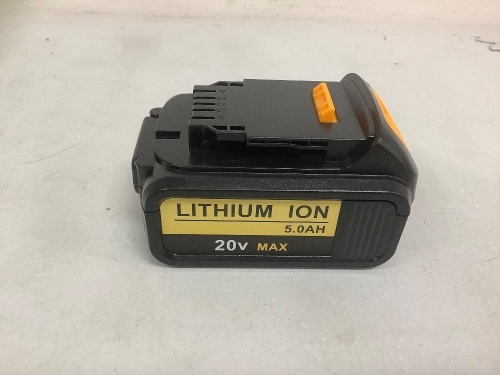 20V 5.0Ah DCB205 Battery Replacement for Dewalt Cordless Drill, E-Comm Return, Sold as is - Lot 441