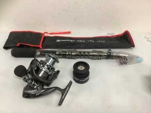 Sougayilang Spinning Reel and Rod, E-Commerce Return, Sold as is - Lot 462