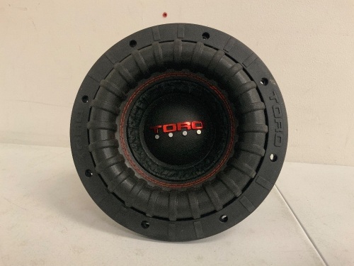 Toro Tech Fierce 8 Subwoofer, E-Commerce Return, Sold as is - Lot 481