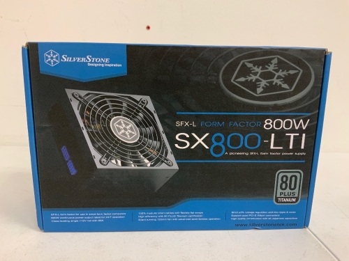 SilverStone SFX-L Form Factor Cooling Fan, E-Commerce Return, Sold as is - Lot 483