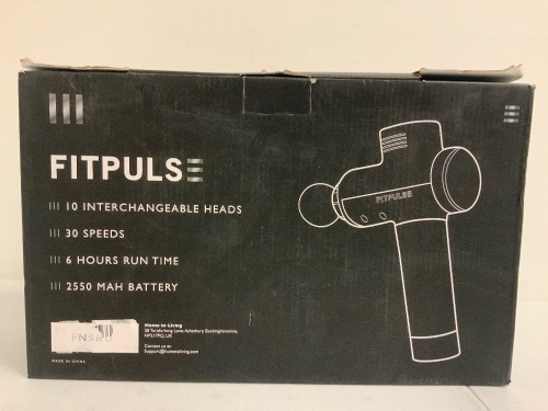 Fit Pulse Massage Gun, Works, Appears new, Sold as is - Lot 511