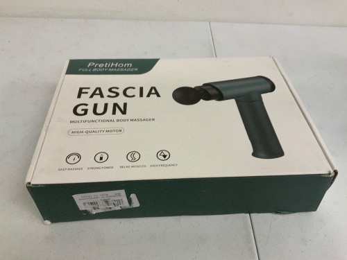 Fascia Massage Gun, Works, E-Commerce Return, Sold as is - Lot 519