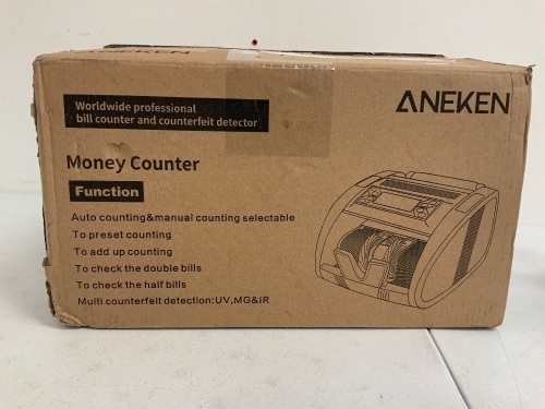 Money Counter, Appears New, Powers Up, Sold as is - Lot 520