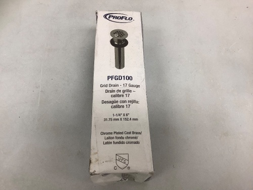 ProFlo Grid Drain, E-Commerce Return, Sold as is - Lot 530