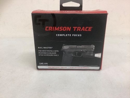 Crimson Trace Rail Mount Light, Works, E-Commerce Return, Sold as is - Lot 536