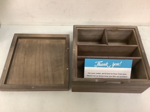Small Walnut Wooden Stash Box, E-Commerce Return, Sold as is - Lot 549
