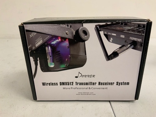 Wireless DMX512 Transmitter Receiver System, E-Comm Return - Lot 554