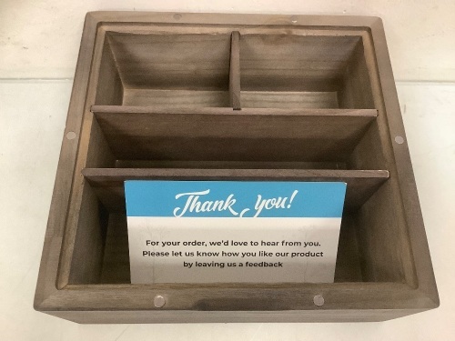 Small Walnut Wooden Stash Box, E-Commerce Return, Sold as is - Lot 557