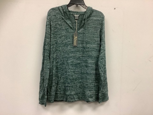 Natural Reflections Womens Hooded Pullover, M, Appears New, Sold as is - Lot 561