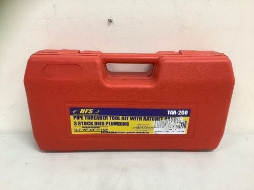 Pipe Threader Tool Kit, E-Commerce Return, Sold as is - Lot 597
