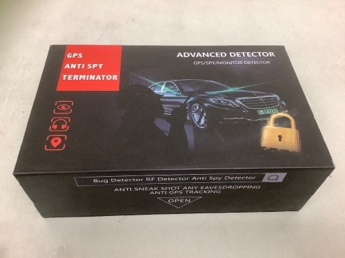 Anti Spy/Bug/GPS Detector, RF Signal Scanner, Powers Up, E-Commerce Return, Sold as is - Lot 619
