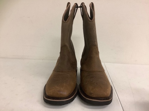 Men's Leather Boots, Size 10, E-Commerce Return, Sold as is - Lot 633