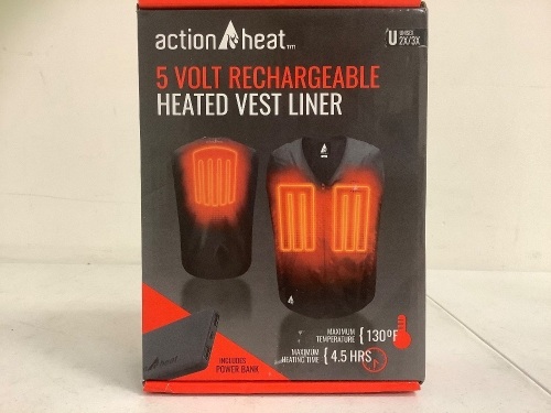 Action Heat Heated Vest Liner, E-Commerce Return, Sold as is - Lot 643
