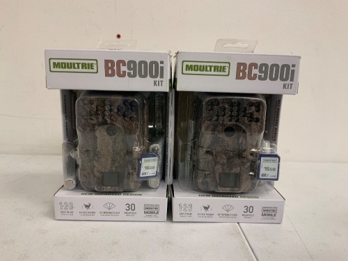 Lot of (2) Moultrie Trail Cameras, E-Commerce Return, Sold as is - Lot 679