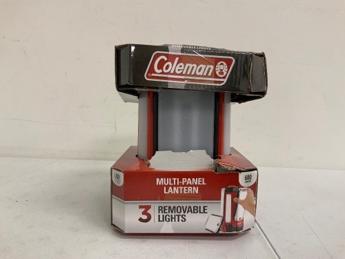 Coleman Multi Panel Lantern, 2 of 3 Panels Work, E-Commerce Return, Sold as is - Lot 697