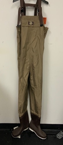White River Fly Shop Felt Sole Waders for Men, 10 Regular, E-Commerce Return, Sold as is - Lot 715