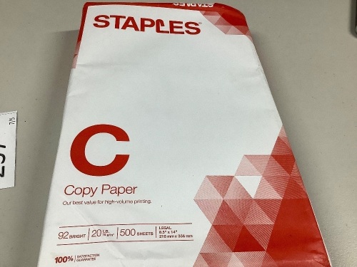 10 reams copy paper- 5000 sheets total - Lot 236a